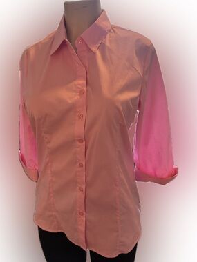Classic Women's Button-Down Shirt - Pink